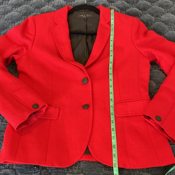 VGUC Rag & Bone Linen Blend Blazer - Picture 6 of 10